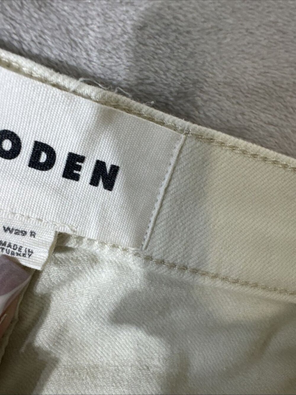 Boden wide leg jeans women’s cream high rise denim pants 29 - Picture 6 of 10
